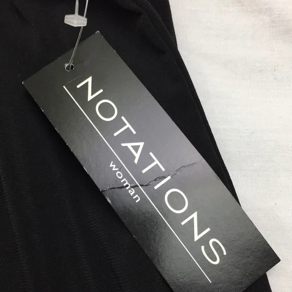 Notations Black Ruffle Hem Skirt - Picture 5 of 16